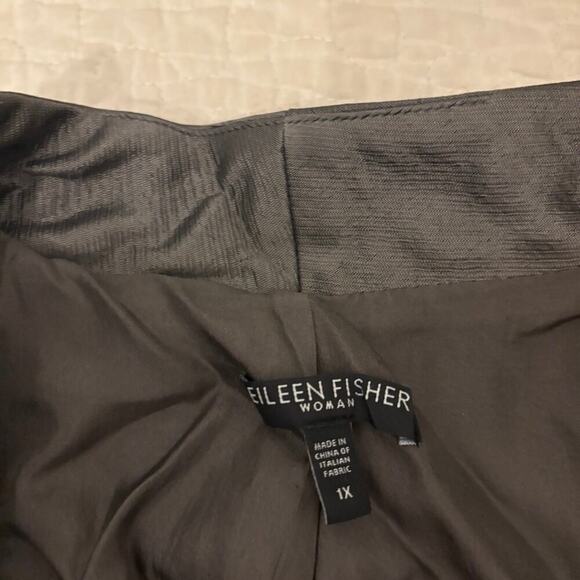 Eileen Fisher Shimmering Phantom Boucle Jacket Black 1X - Picture 3 of 7